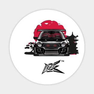 SUBARU IMPREZA WRX GC8 BUGEYE Black Magnet